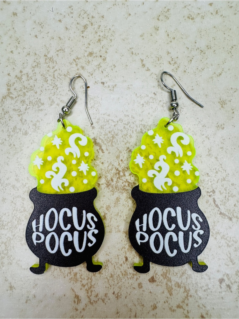 Hocus Pocus Halloween Cauldron Earrings
